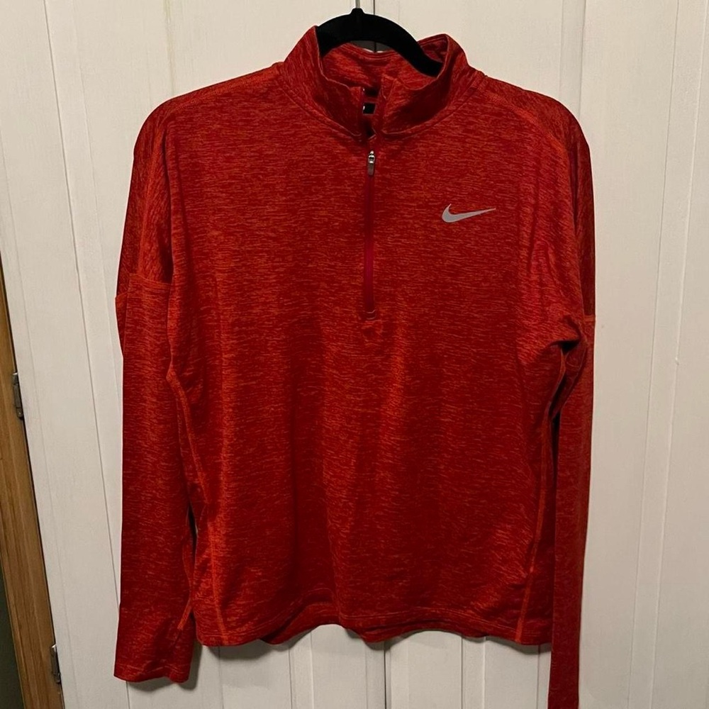 Nike women's Zip Up Red Sweater